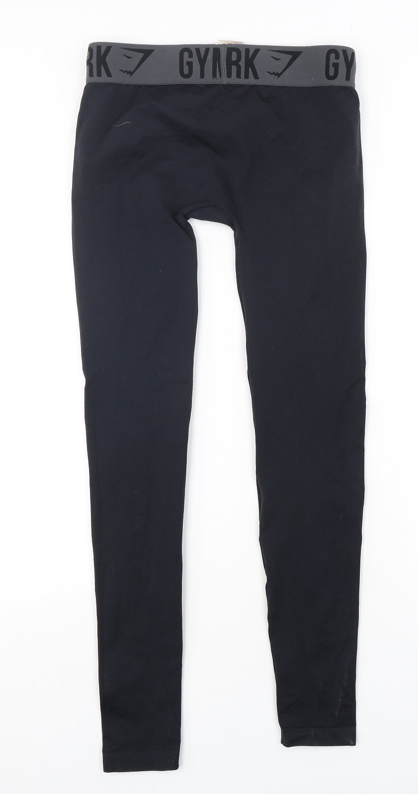 Gymshark Womens Black  Nylon Compression Leggings Size S L28 in Regular