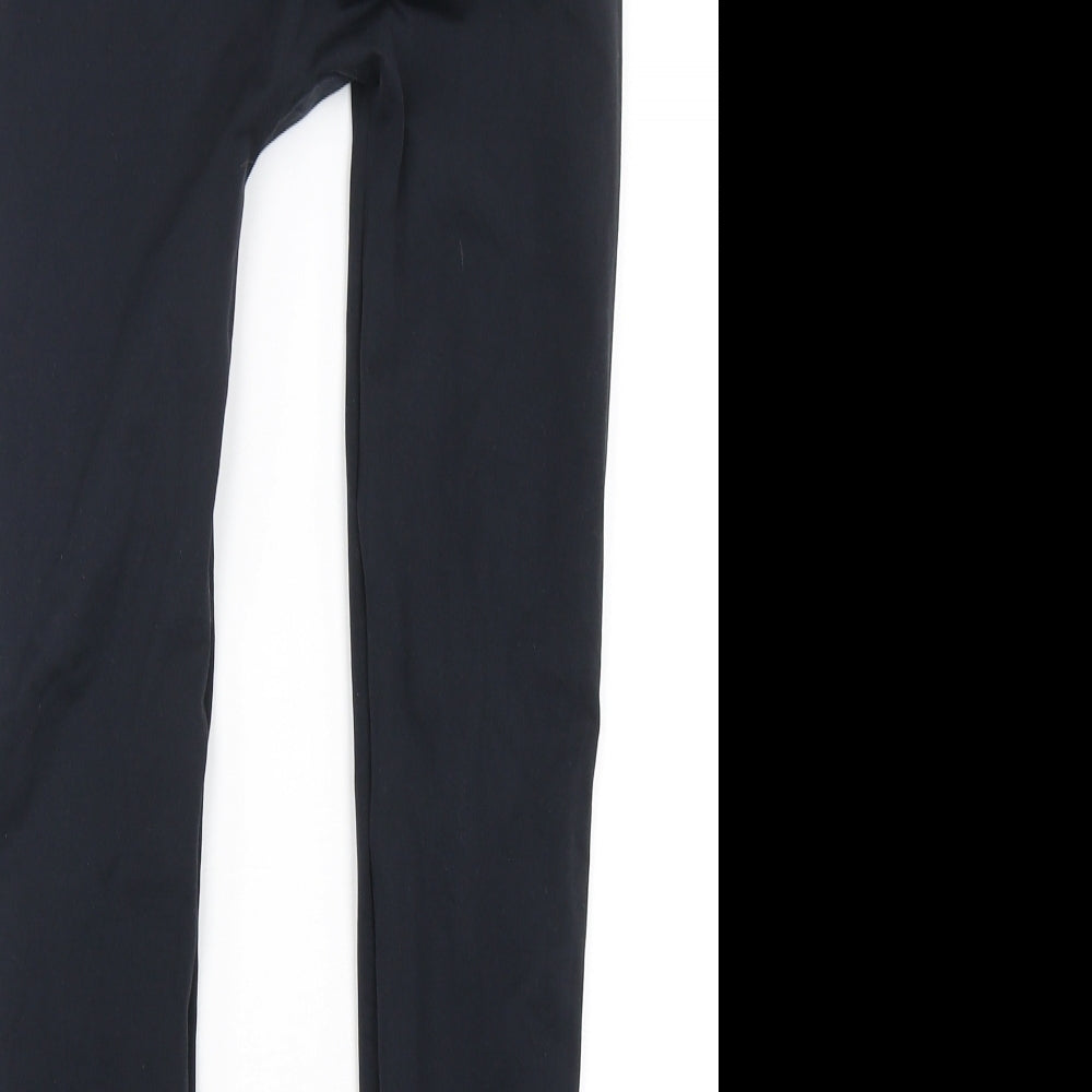 Gymshark Womens Black  Nylon Compression Leggings Size S L28 in Regular