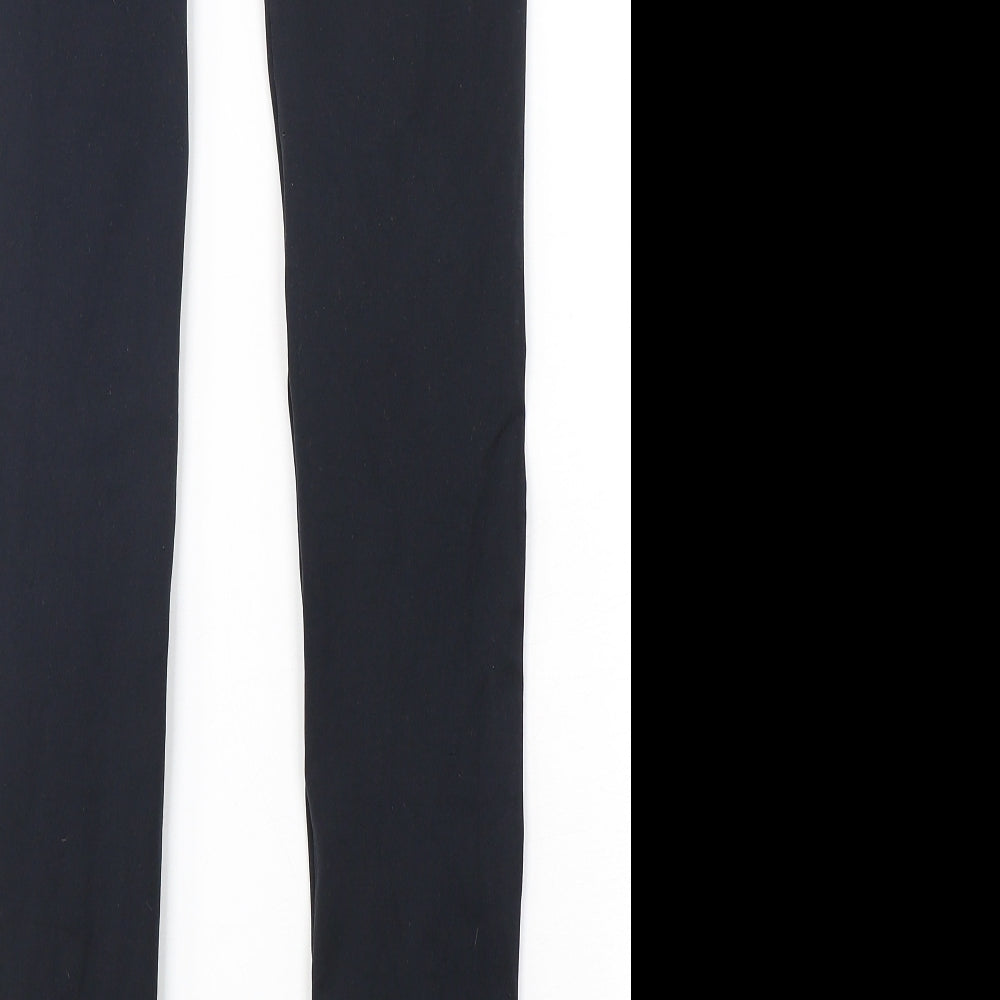 Gymshark Womens Black  Nylon Compression Leggings Size S L28 in Regular