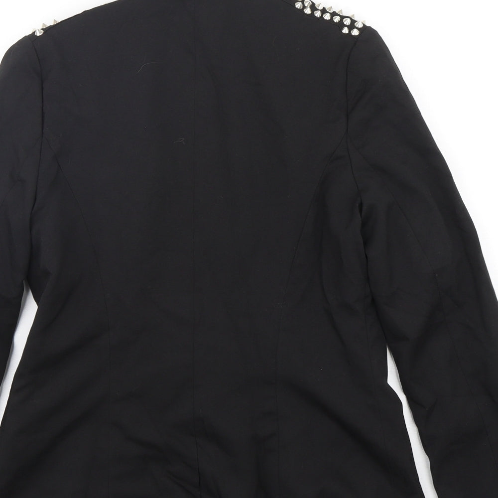 Lovemystyle Womens Black  Polyester Jacket Blazer Size 10