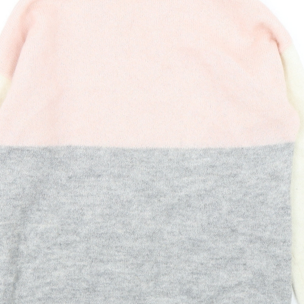 Hush Womens Multicoloured Round Neck  Alpaca Pullover Jumper Size S