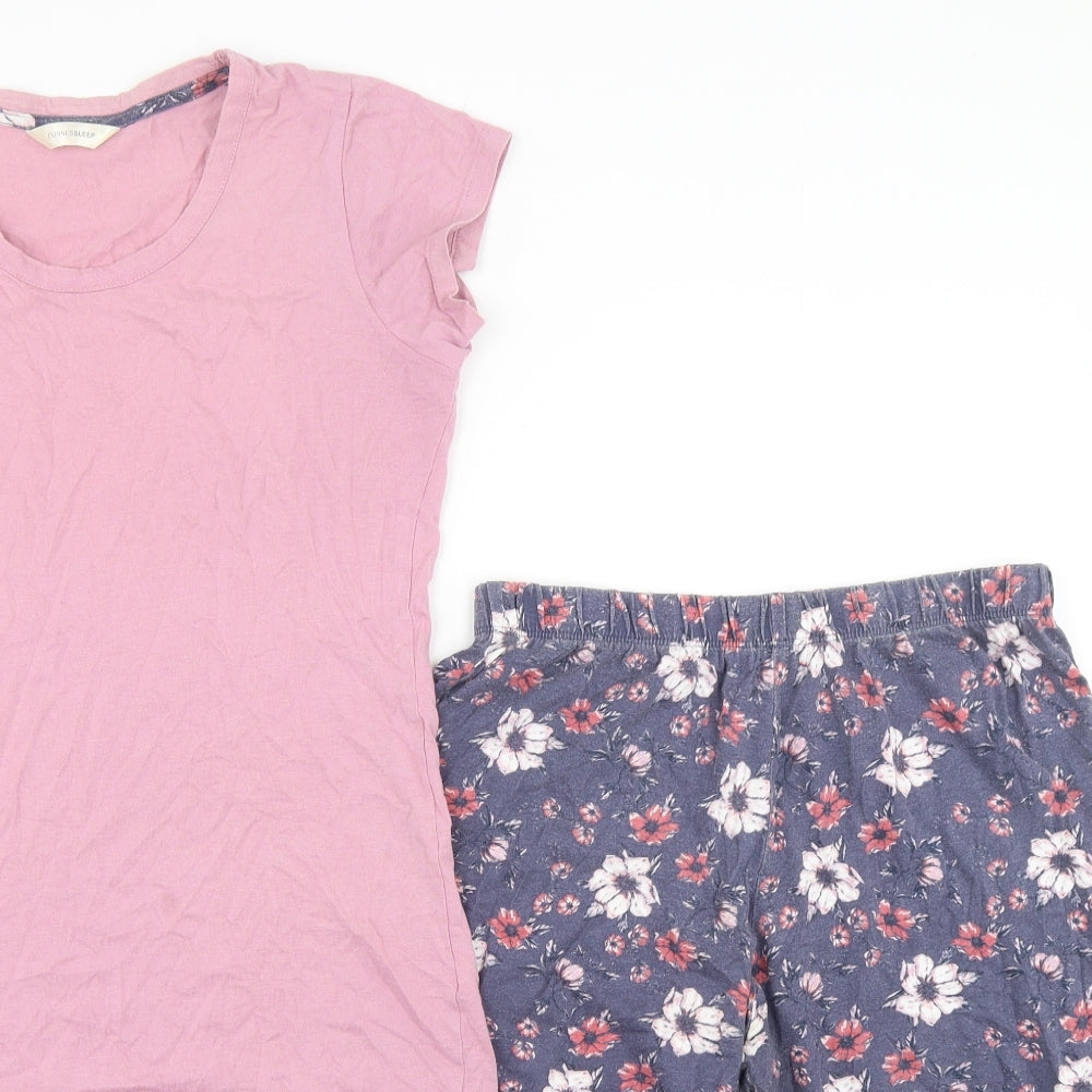 Dunnes Stores Womens Multicoloured Floral Cotton  Pyjama Set Size XS