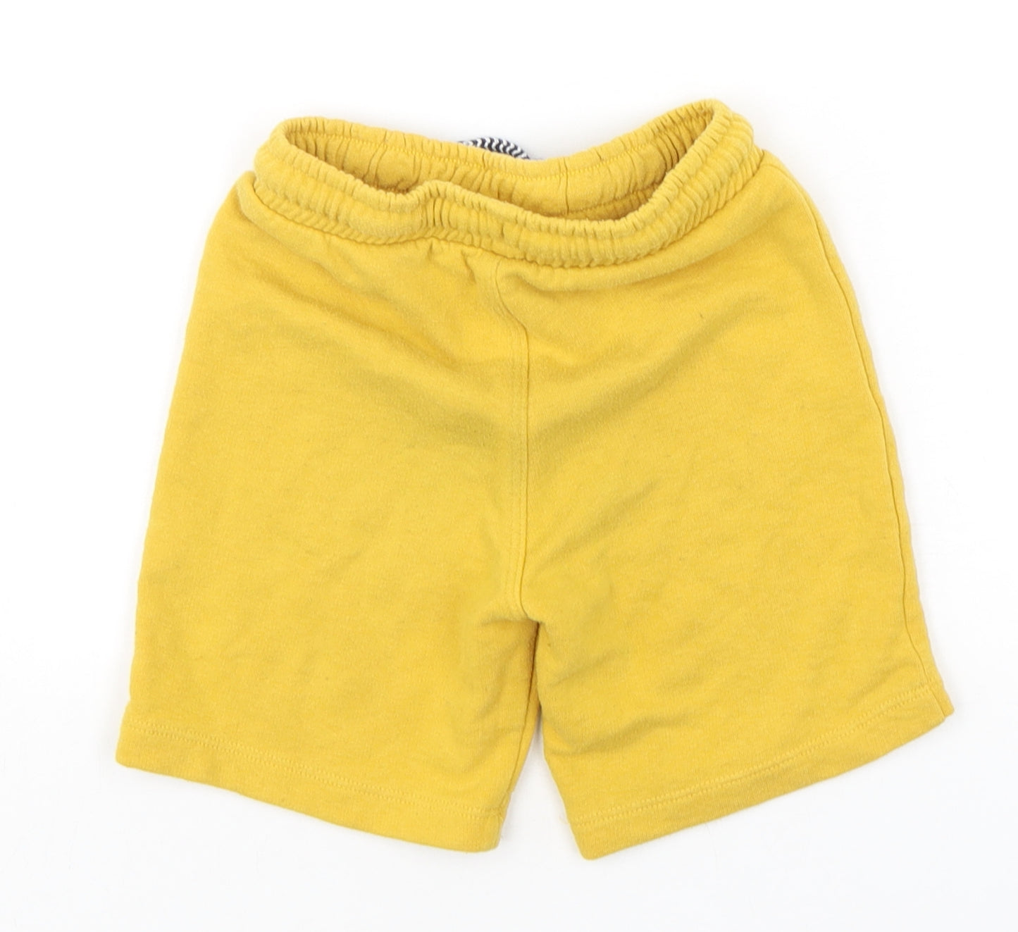 Matalan Boys Yellow  Cotton Sweat Shorts Size 5-6 Years  Regular