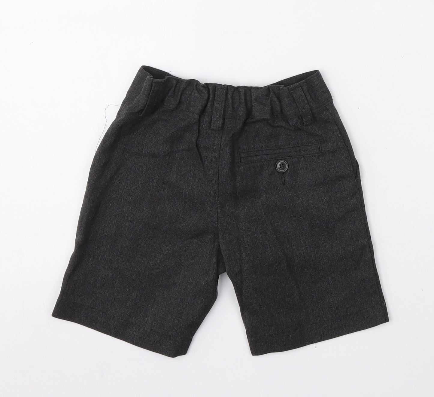 NEXT Boys Grey  Polyester Bermuda Shorts Size 3 Years  Regular Hook & Eye