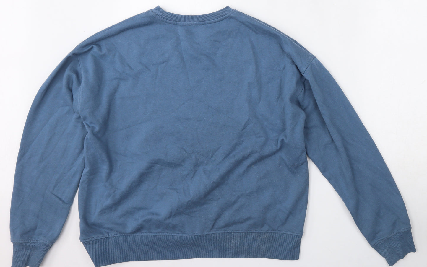 Primark Womens Blue  Cotton Pullover Sweatshirt Size 10   - Hudson Columbia