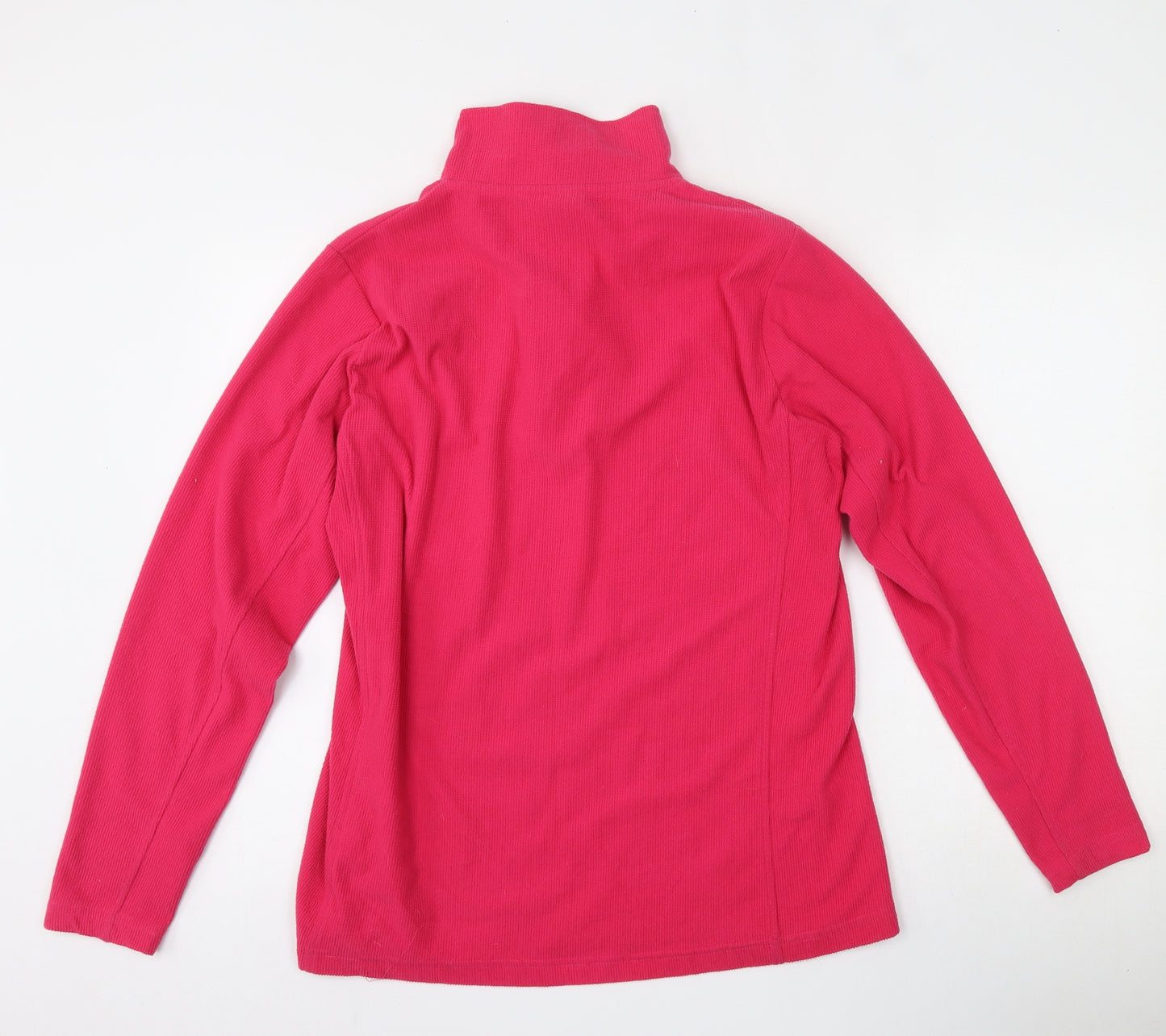 Trespass Womens Pink  Polyester Henley Sweatshirt Size 2XL  Zip