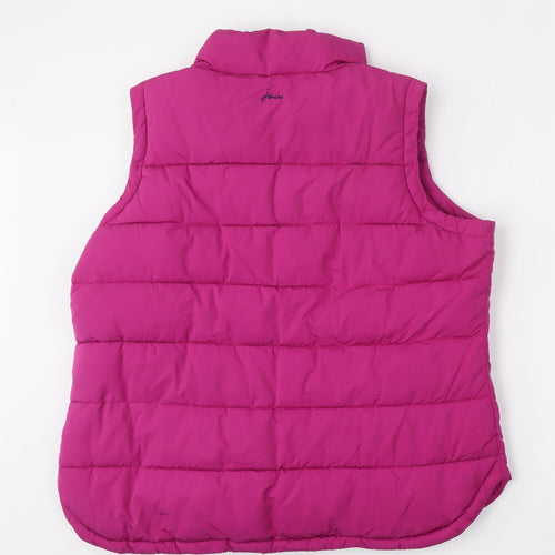 Joules Womens Purple   Gilet Jacket Size 18  Zip
