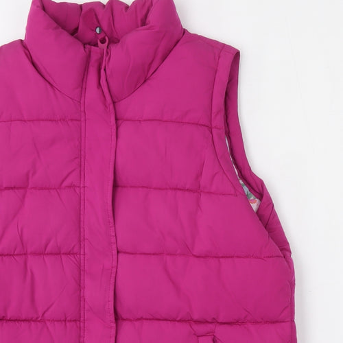 Joules Womens Purple   Gilet Jacket Size 18  Zip