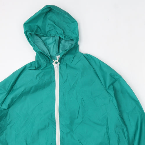 Preworn Womens Green   Windbreaker Jacket Size L