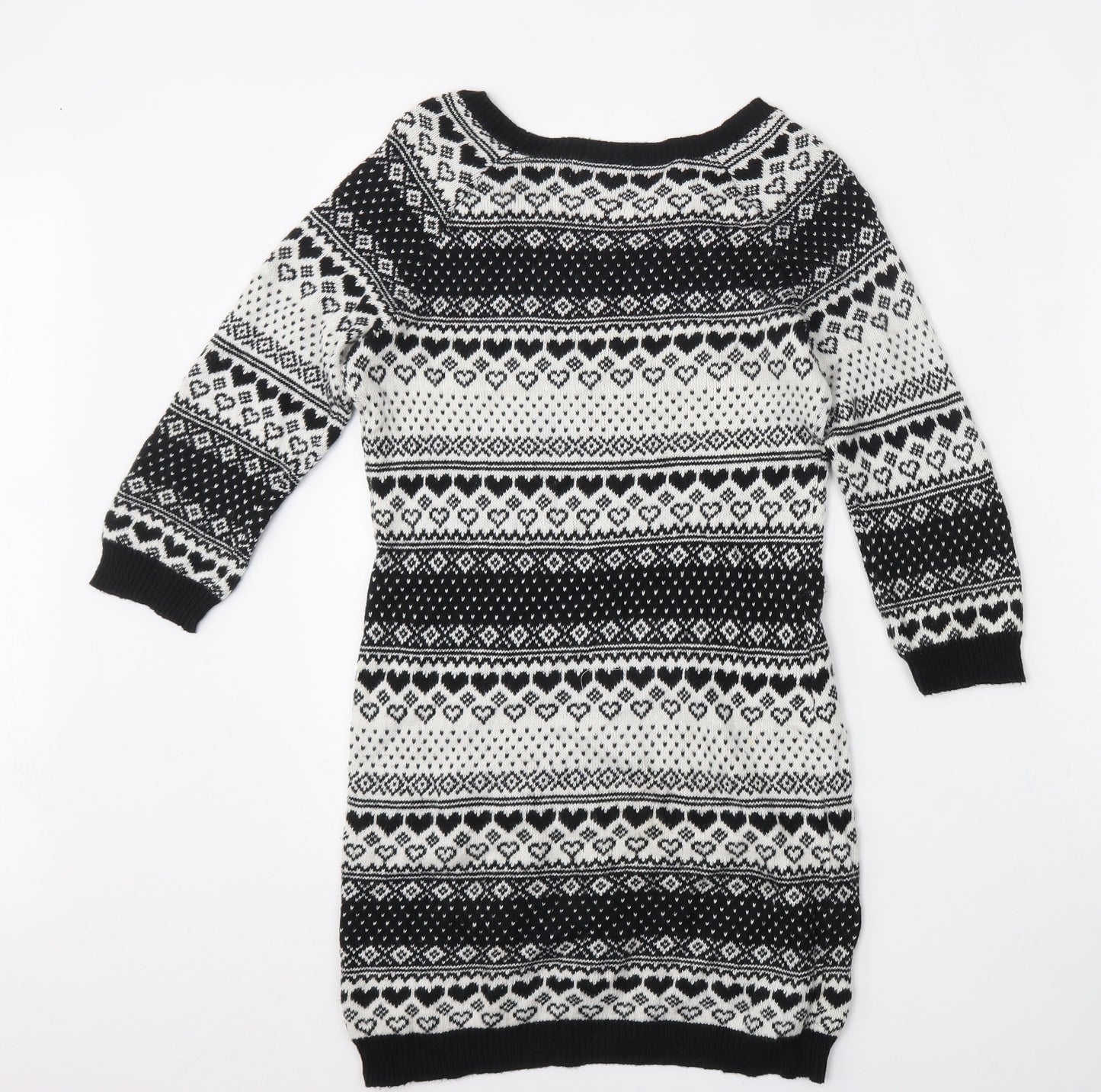 Gap Girls Multicoloured Geometric Cotton Shift  Size 8-9 Years  Round Neck