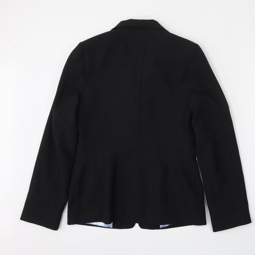 New Look Womens Black  Polyester Jacket Suit Jacket Size 10