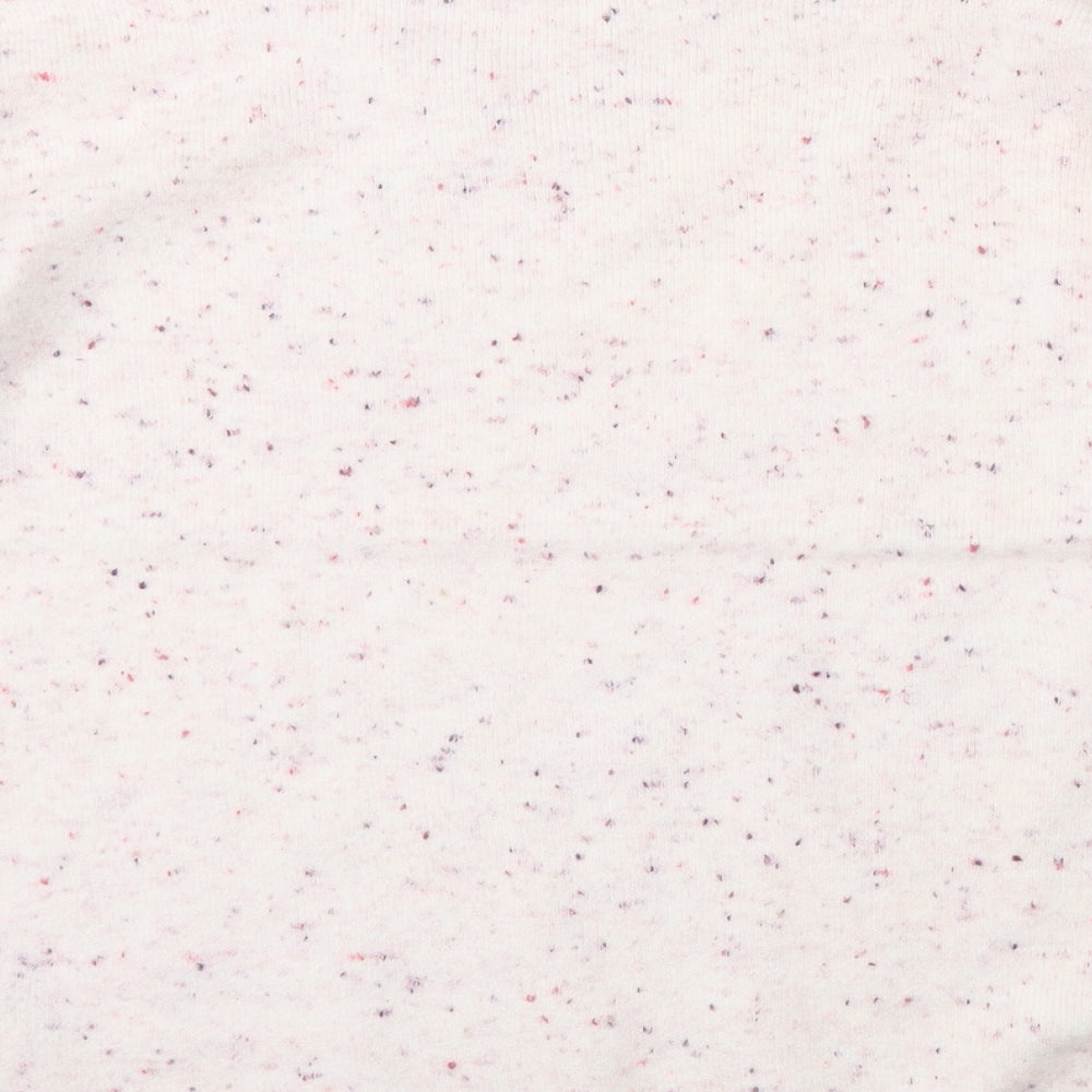 Nutmeg Womens Multicoloured Round Neck  Acrylic Pullover Jumper Size 12