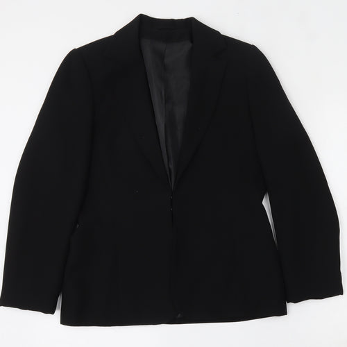 Dorothy Perkins Womens Black  Polyester Jacket Blazer Size 12