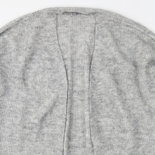 NEXT Womens Grey Round Neck  Acrylic Cardigan Jumper Size 12