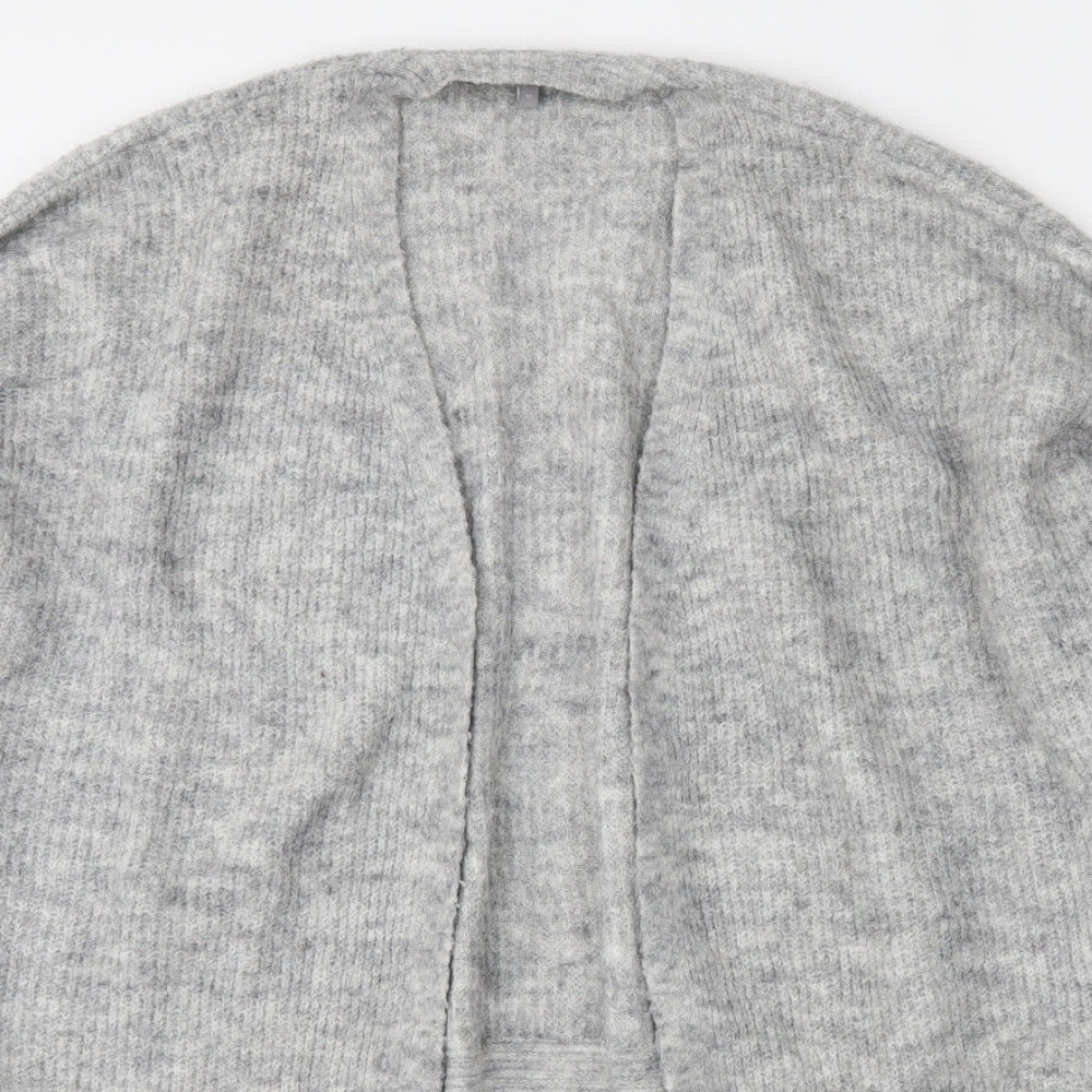 NEXT Womens Grey Round Neck  Acrylic Cardigan Jumper Size 12