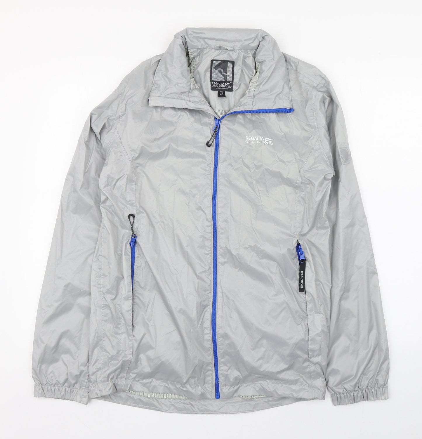 Regatta Womens Silver   Windbreaker Coat Size S  Zip