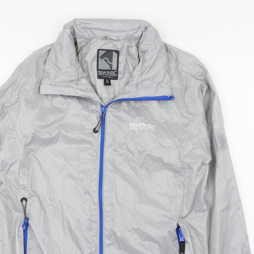 Regatta Womens Silver   Windbreaker Coat Size S  Zip