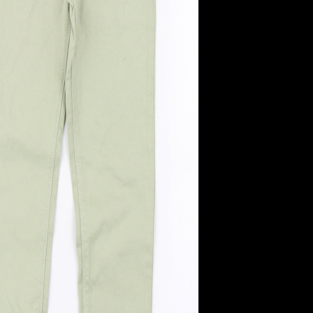 George Girls Green  Cotton Jegging Jeans Size 11-12 Years  Regular