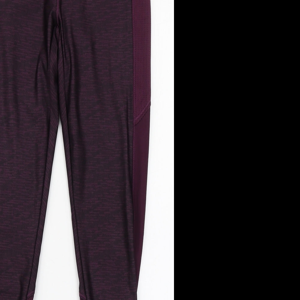 DECATHLON Womens Purple  Polyester Jogger Leggings Size S  Athletic