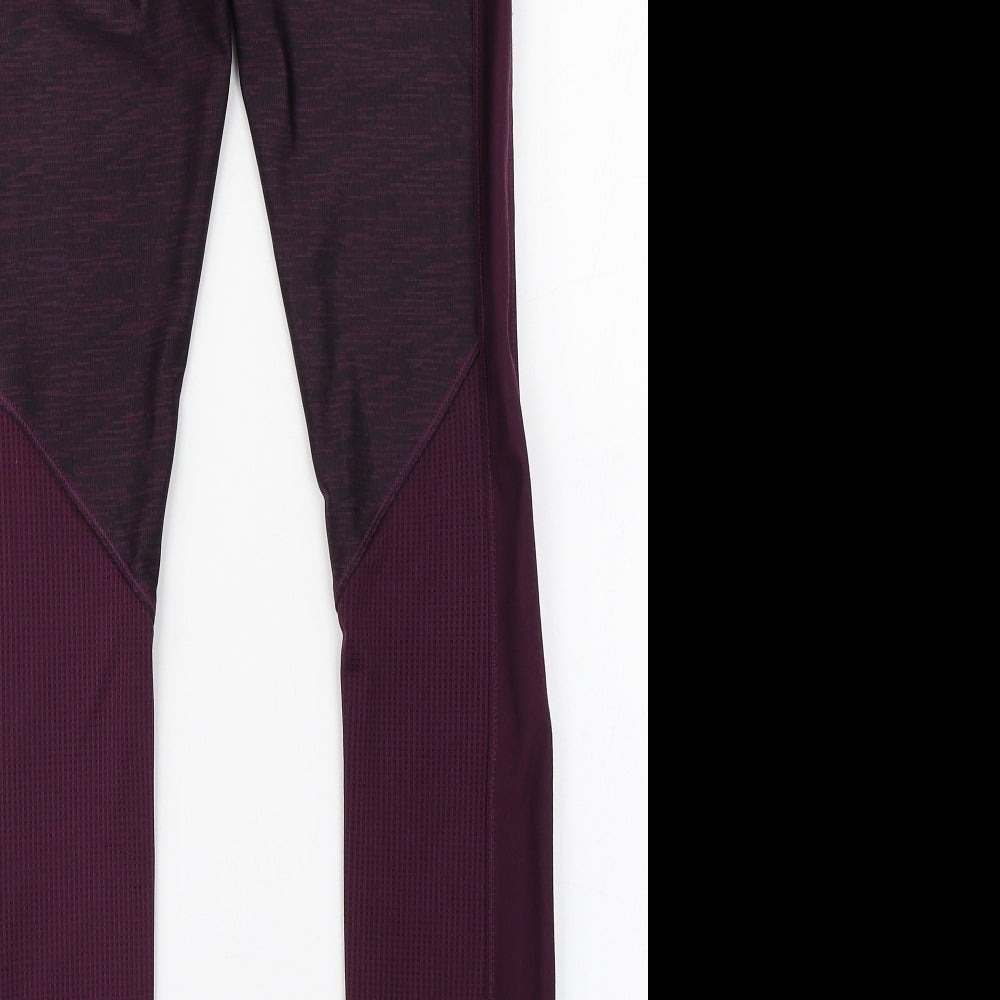 DECATHLON Womens Purple  Polyester Jogger Leggings Size S  Athletic