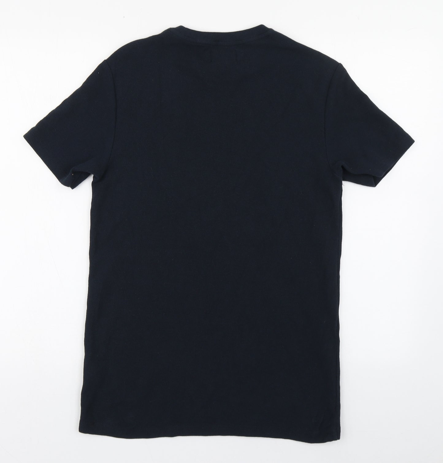 Burton Mens Blue  Cotton  T-Shirt Size S Round Neck