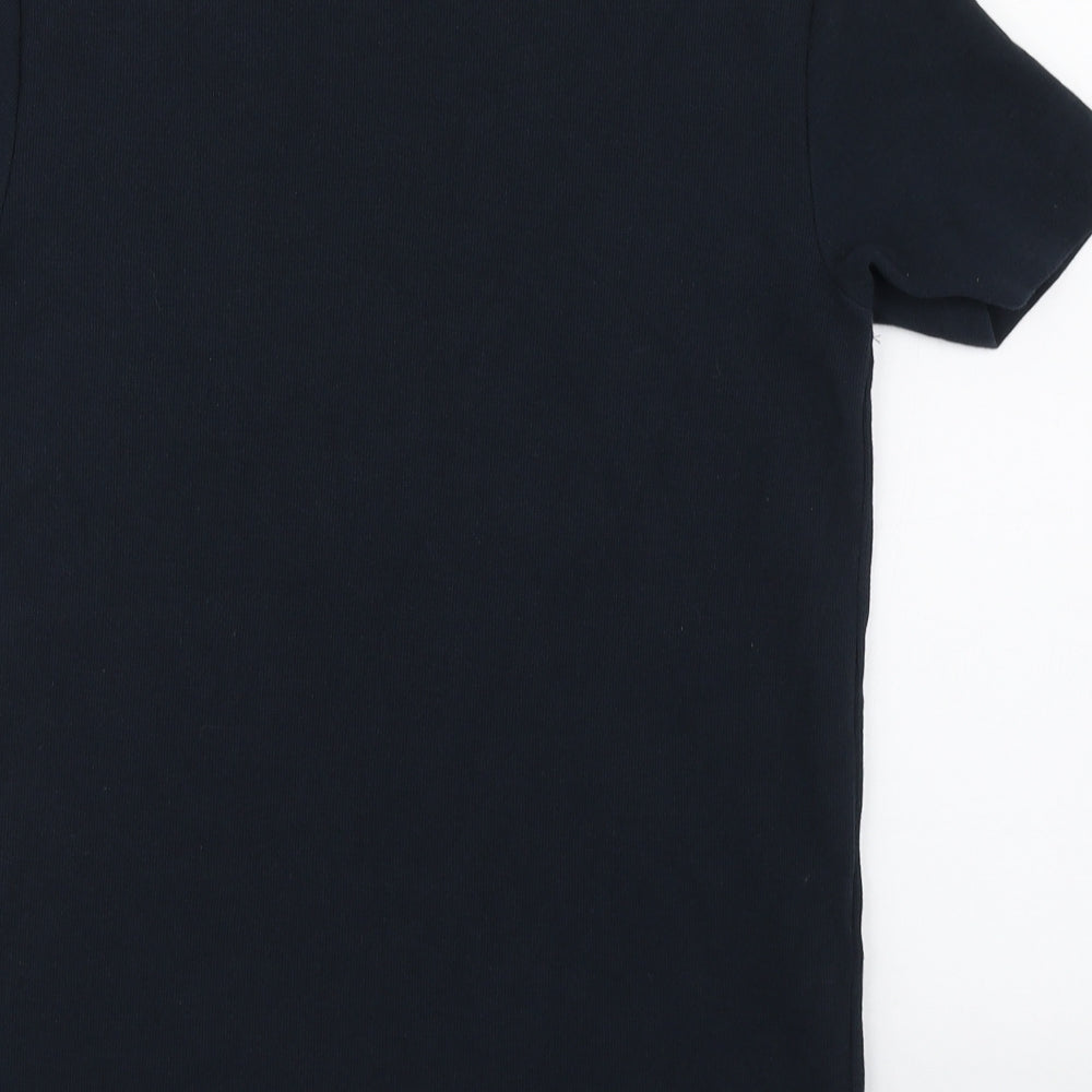 Burton Mens Blue  Cotton  T-Shirt Size S Round Neck