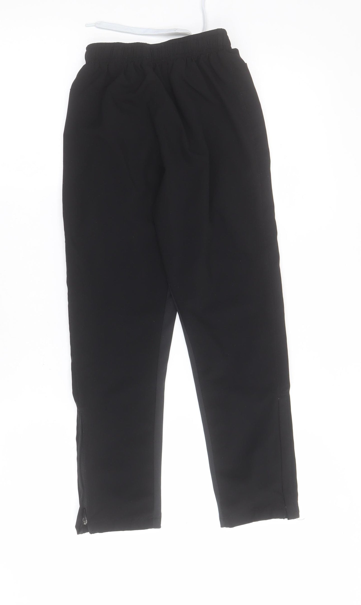 O'Neills Boys Black  100% Polyester Jogger Trousers Size 7-8 Years  Regular Drawstring