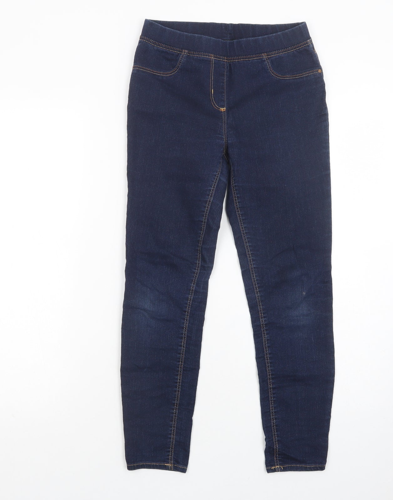 George Girls Blue  Cotton Jegging Jeans Size 10-11 Years  Regular