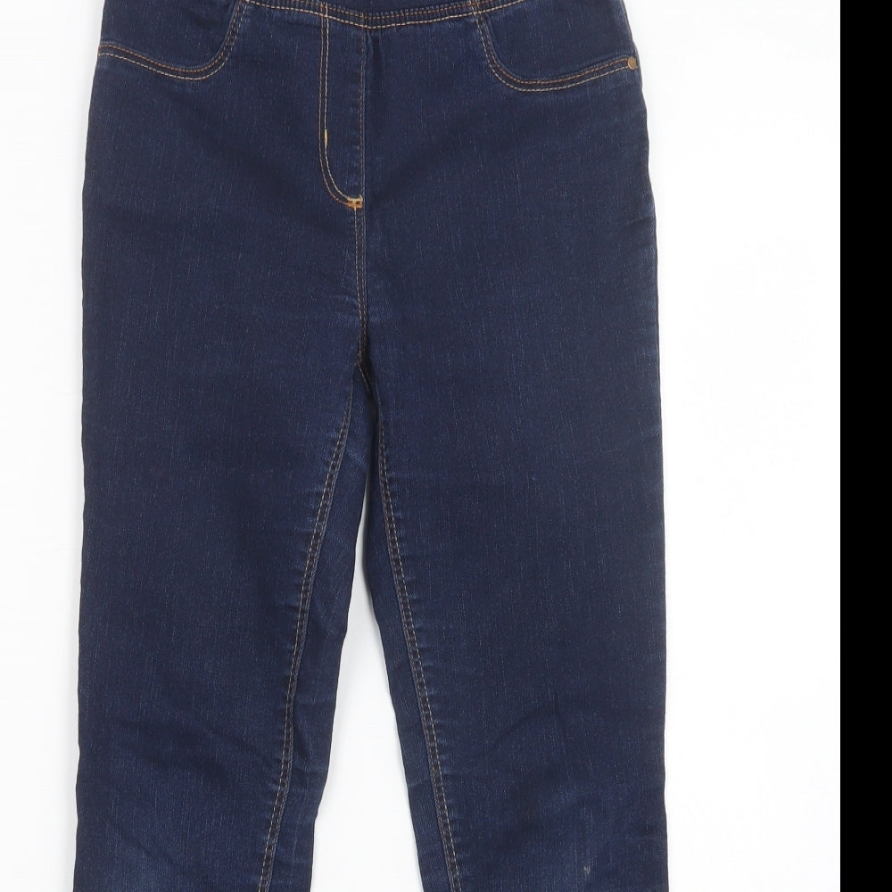 George Girls Blue  Cotton Jegging Jeans Size 10-11 Years  Regular