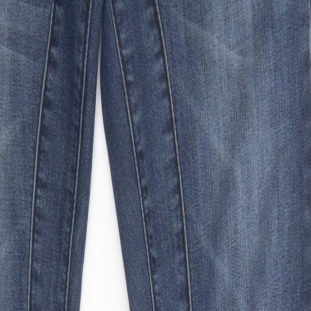 Timezone Mens Blue  Cotton Skinny Jeans Size 30 in L34 in Regular Button
