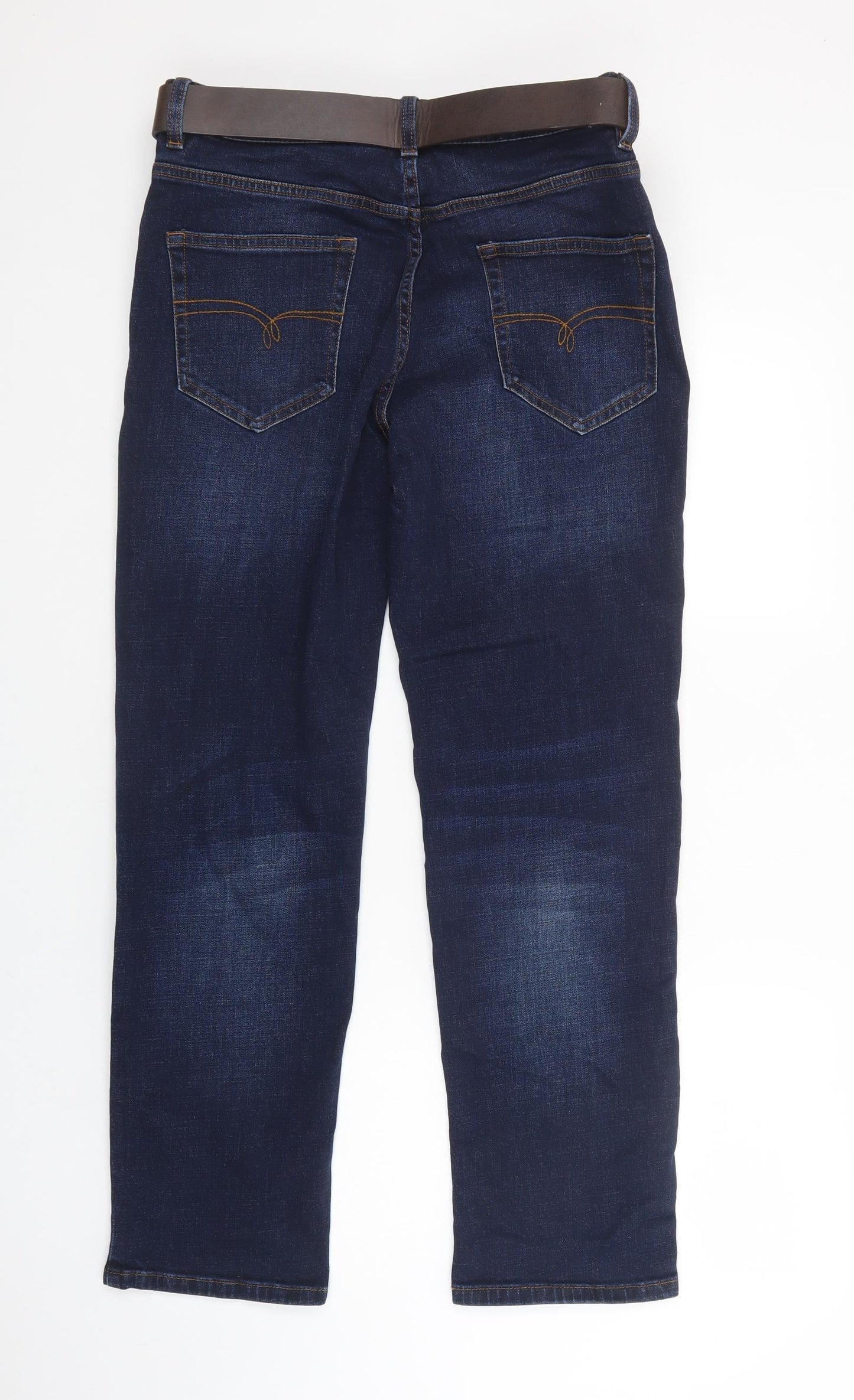 NEXT Mens Blue  Cotton Straight Jeans Size 30 in L29 in Regular Button