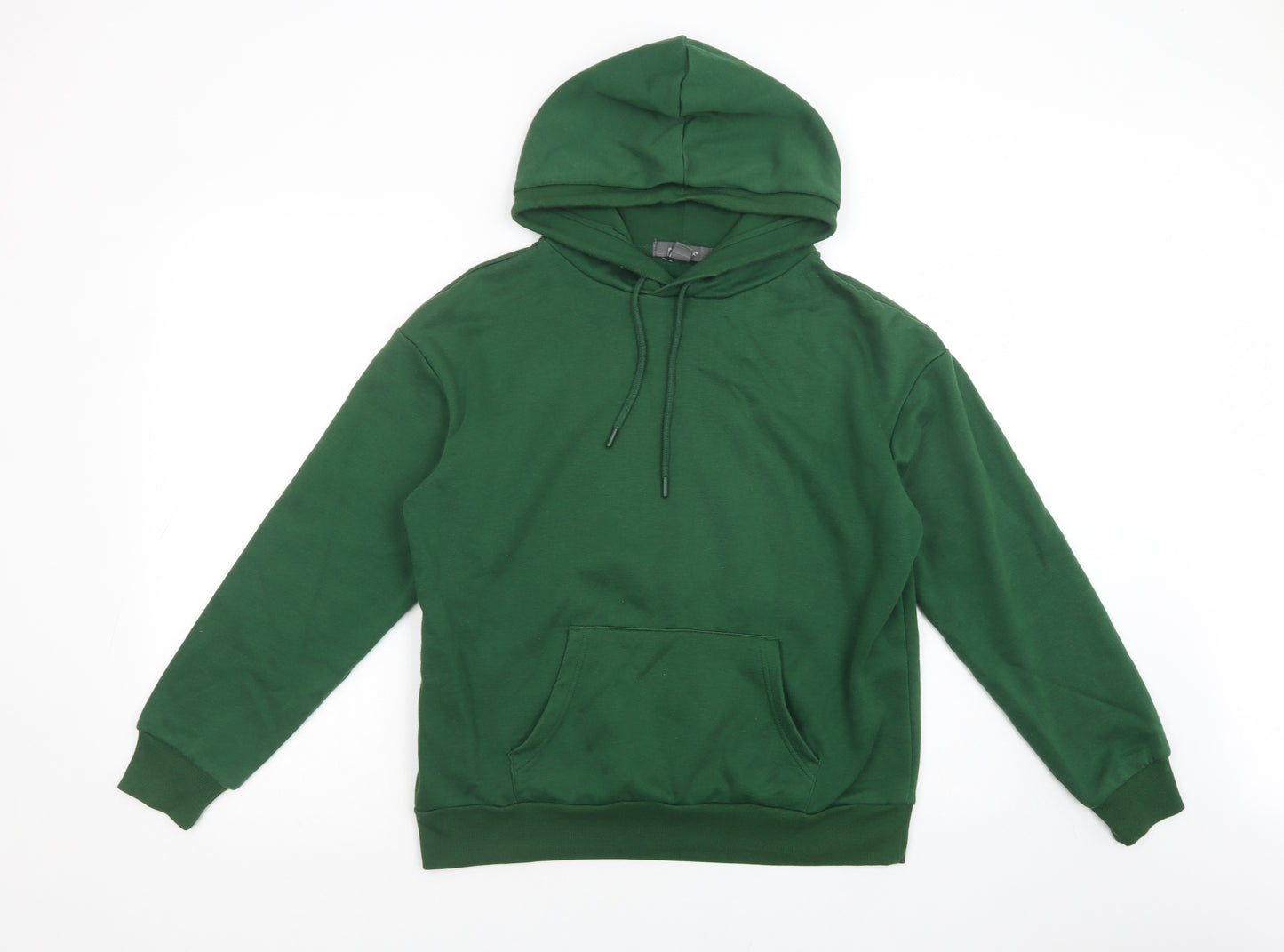 Primark Womens Green  Cotton Pullover Hoodie Size 10  Pullover