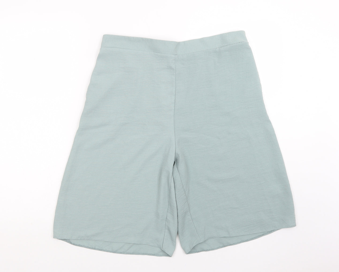 Bonmarché Womens Green  Polyester Culotte Shorts Size 16 L10 in Regular