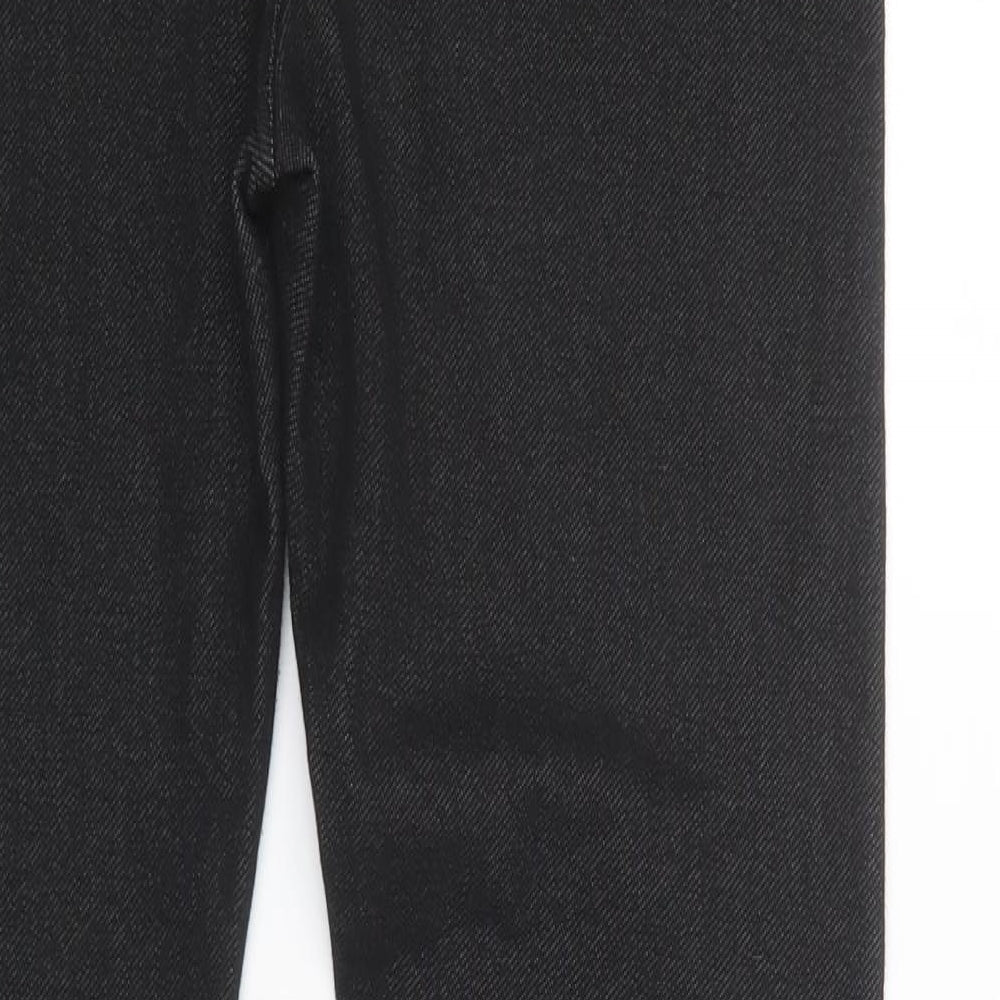 Lee Cooper Womens Black  Cotton Jegging Jeans Size 12 L31 in Regular Button