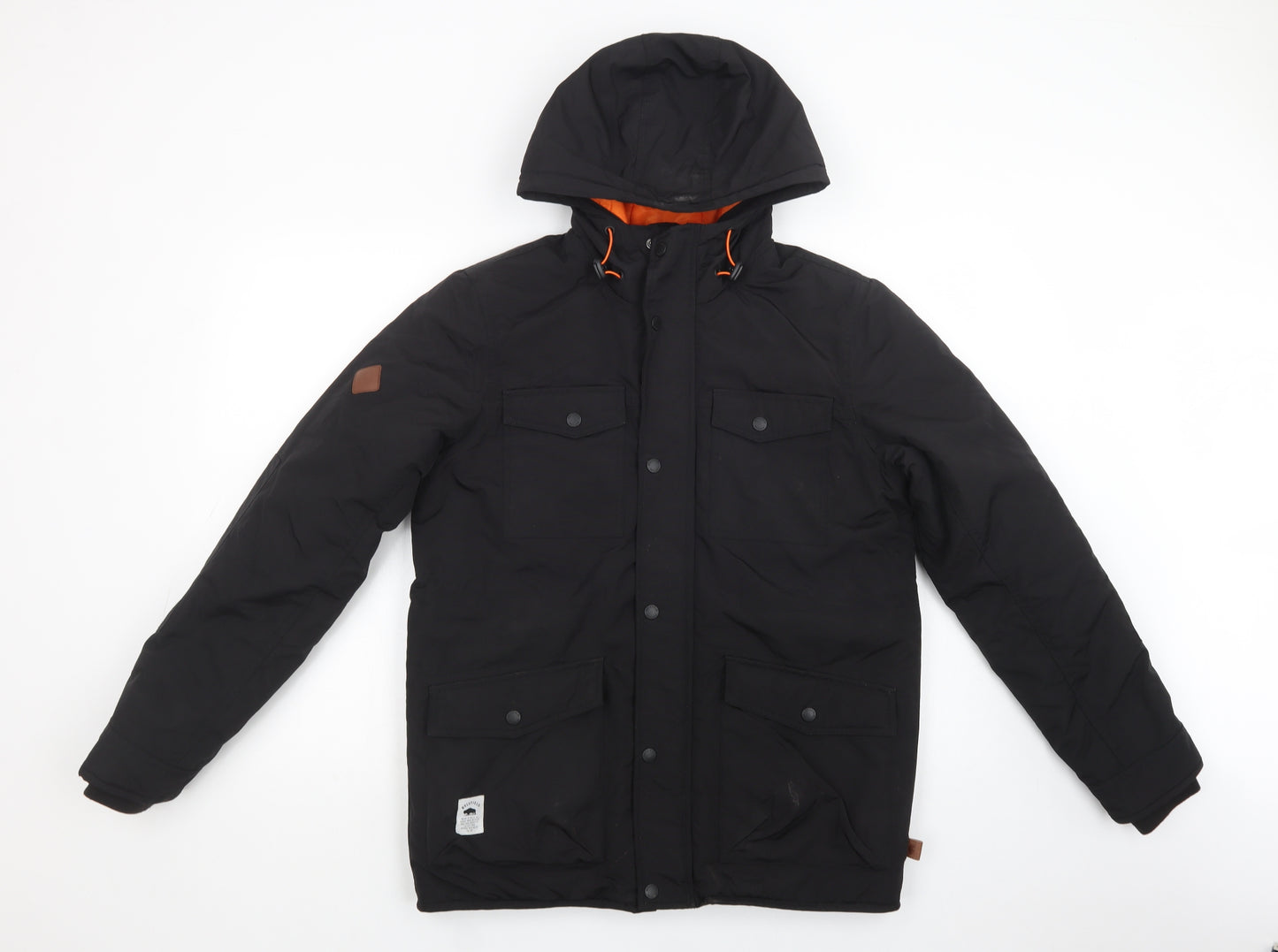 Bellf Mens Black   Puffer Jacket Jacket Size S  Zip