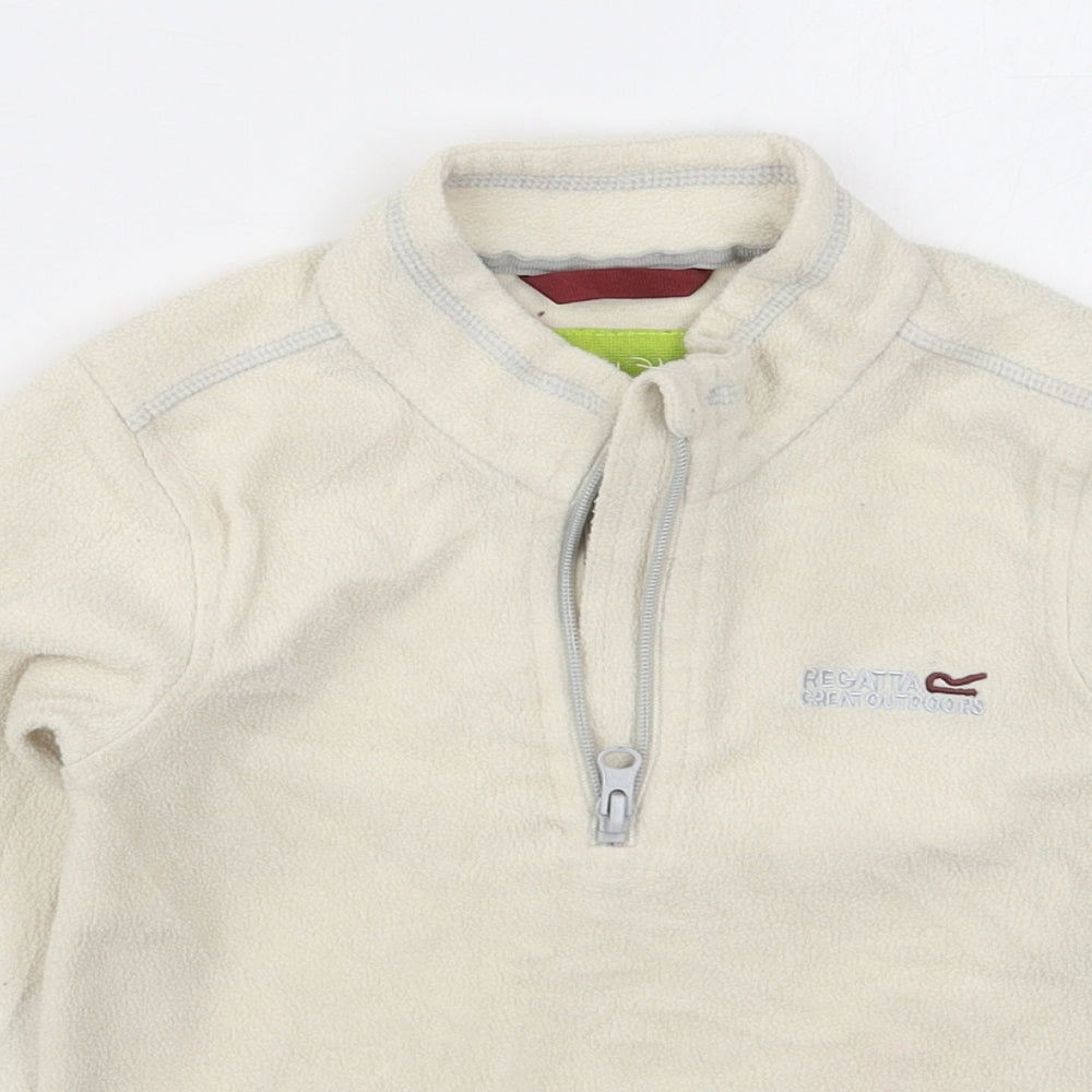 Regatta Girls Beige   Jacket  Size 5-6 Years  Zip