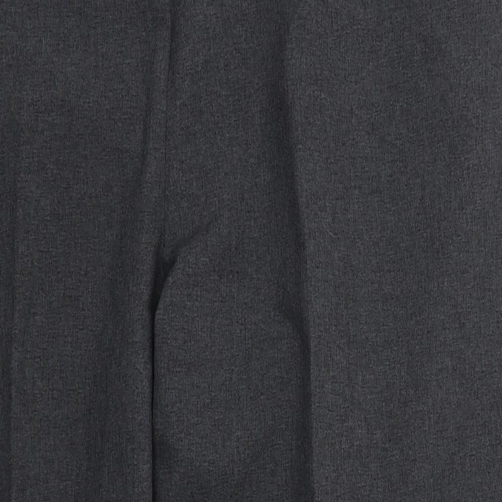 Bonmarché Womens Grey  Polyester Trousers  Size 16 L25 in Regular