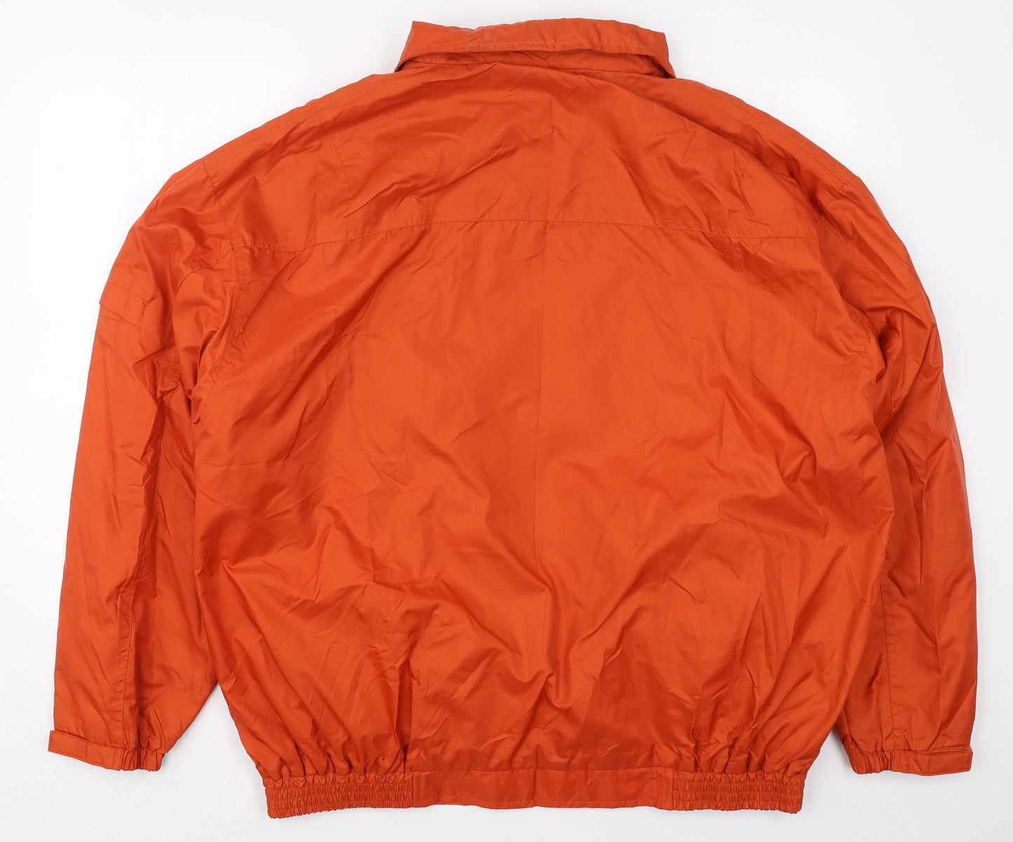Initials Mens Orange   Jacket  Size L  Zip