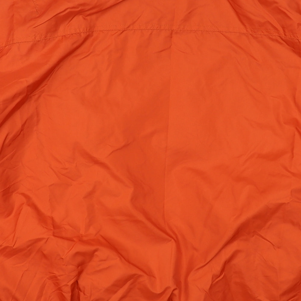 Initials Mens Orange   Jacket  Size L  Zip