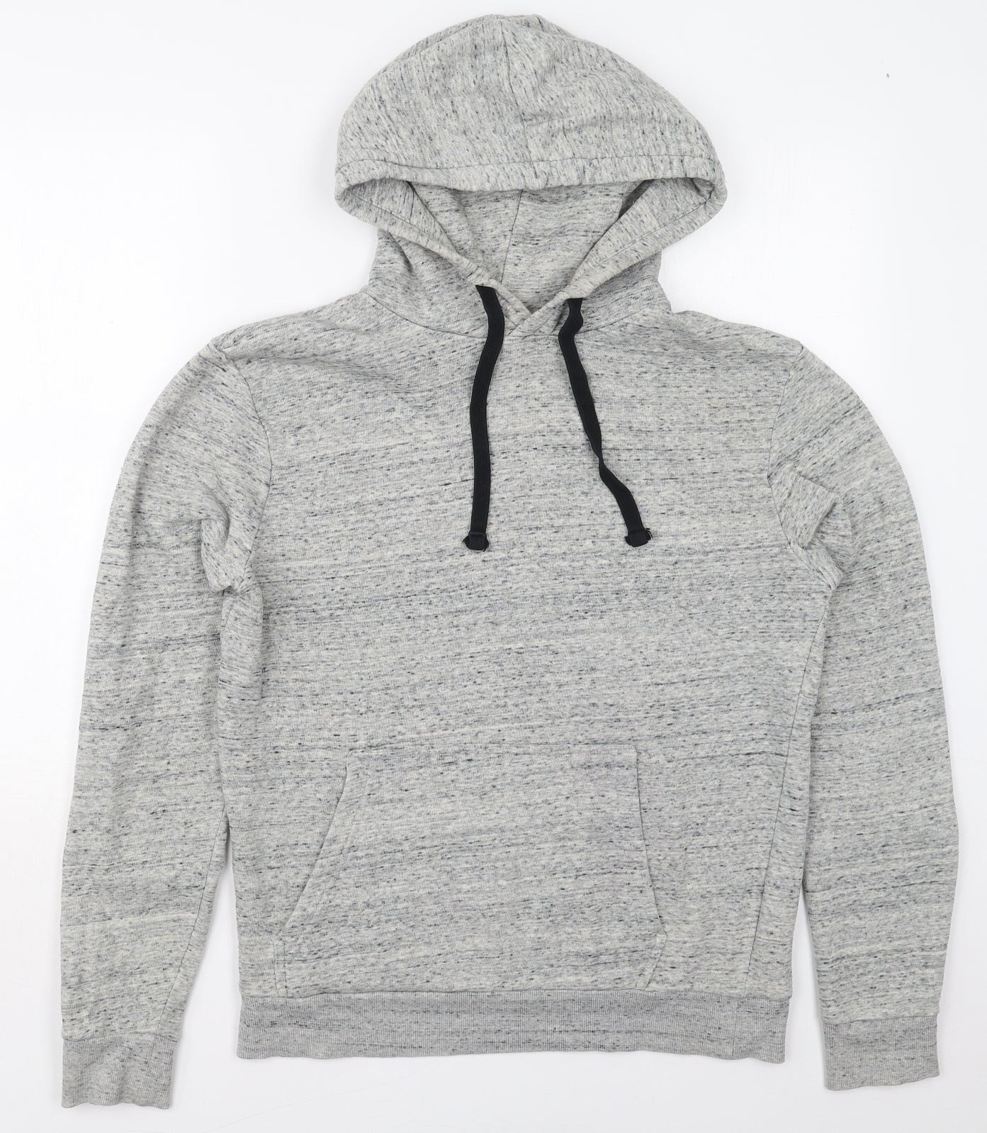 H&M Mens Grey  Cotton Pullover Hoodie Size M