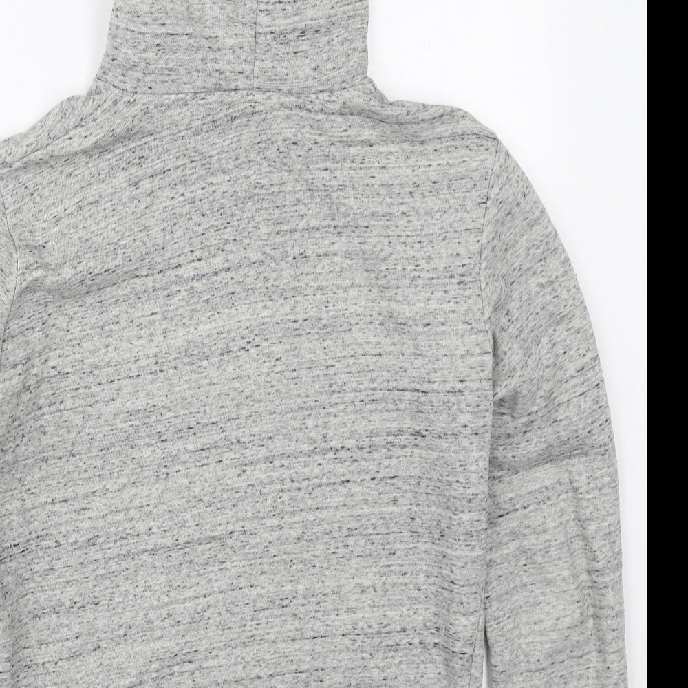 H&M Mens Grey  Cotton Pullover Hoodie Size M