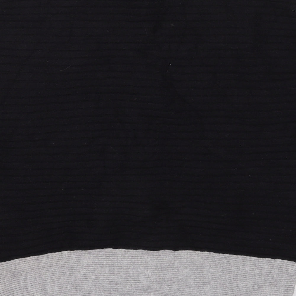 River Island Womens Black Mock Neck  Viscose Pullover Jumper Size XS   - Beige