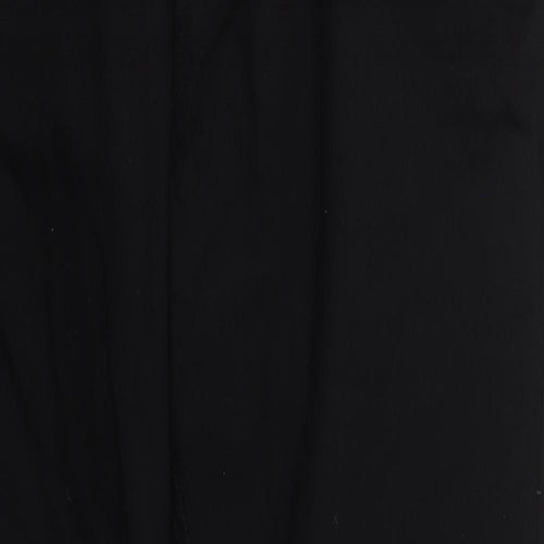 Marks and Spencer Mens Black  Cotton Straight Jeans Size 38 L31 in Regular Button
