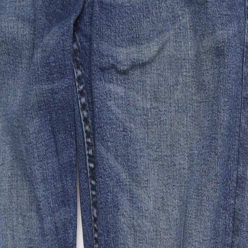 New Look Mens Blue  Cotton Skinny Jeans Size 32 L30 in Regular Button