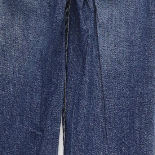 New Look Mens Blue  Cotton Skinny Jeans Size 32 L30 in Regular Button