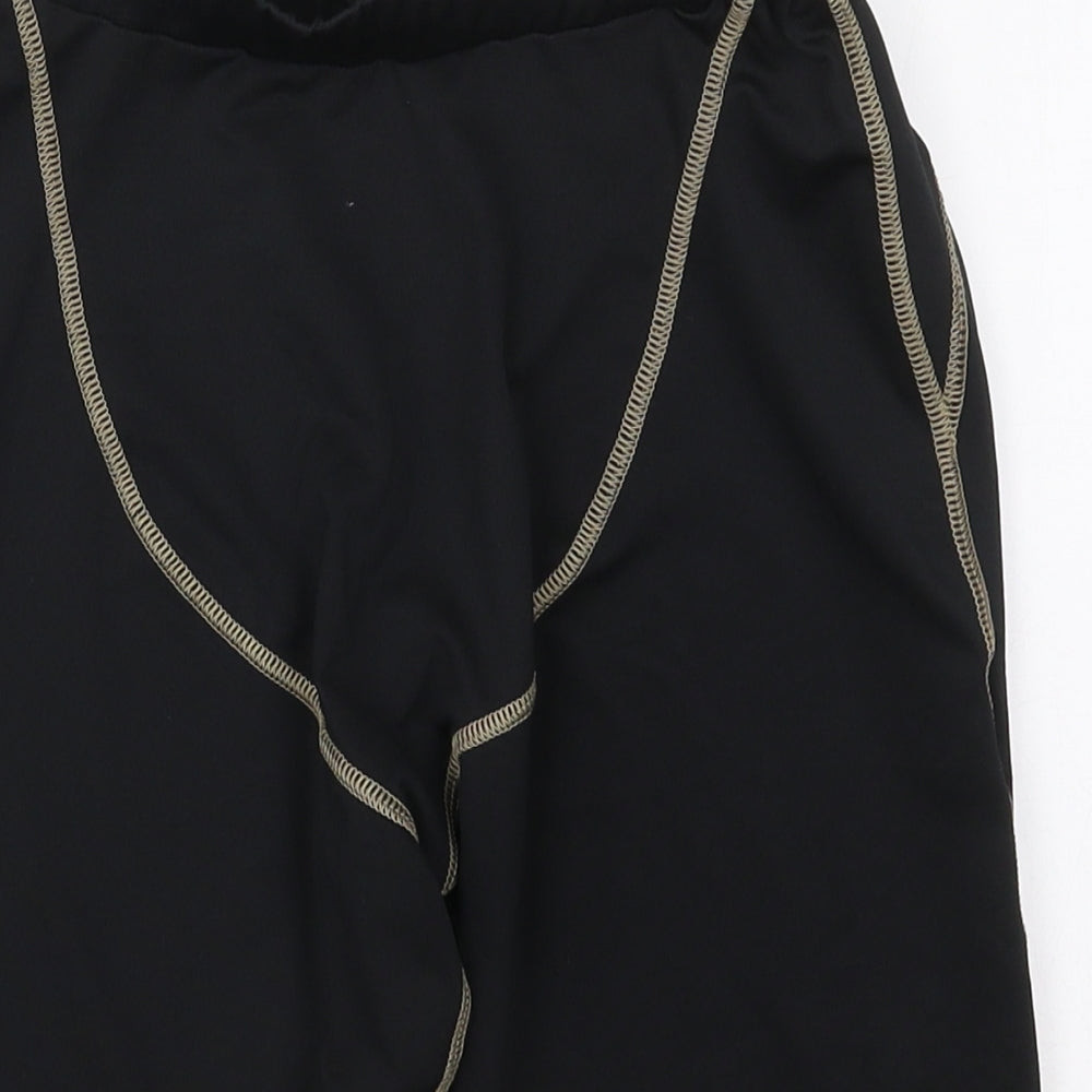 Umbro Mens Black  Polyester Biker Shorts Size M L10 in Regular