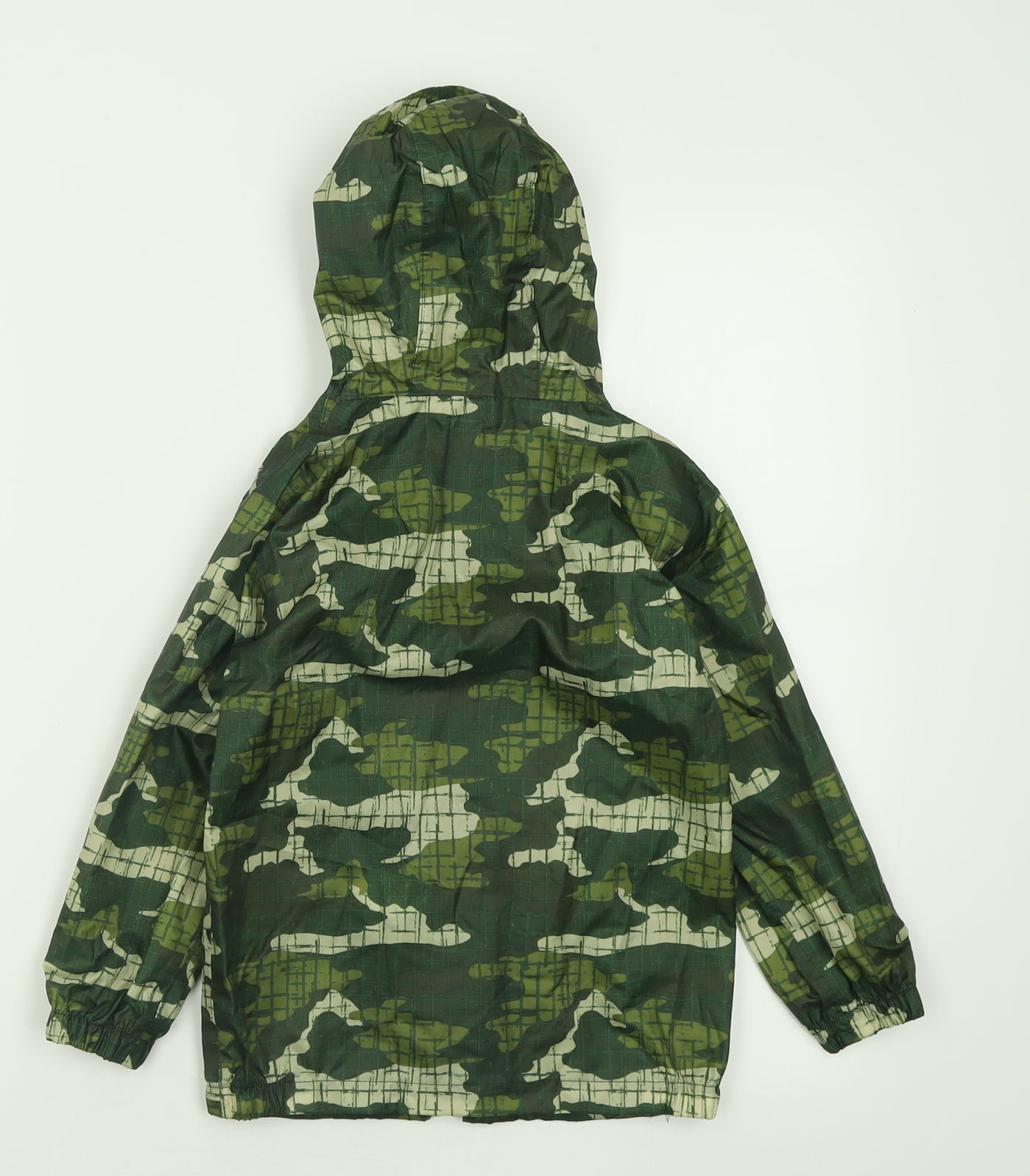 Peter Storm Boys Green Camouflage  Jacket  Size 3-4 Years  Zip