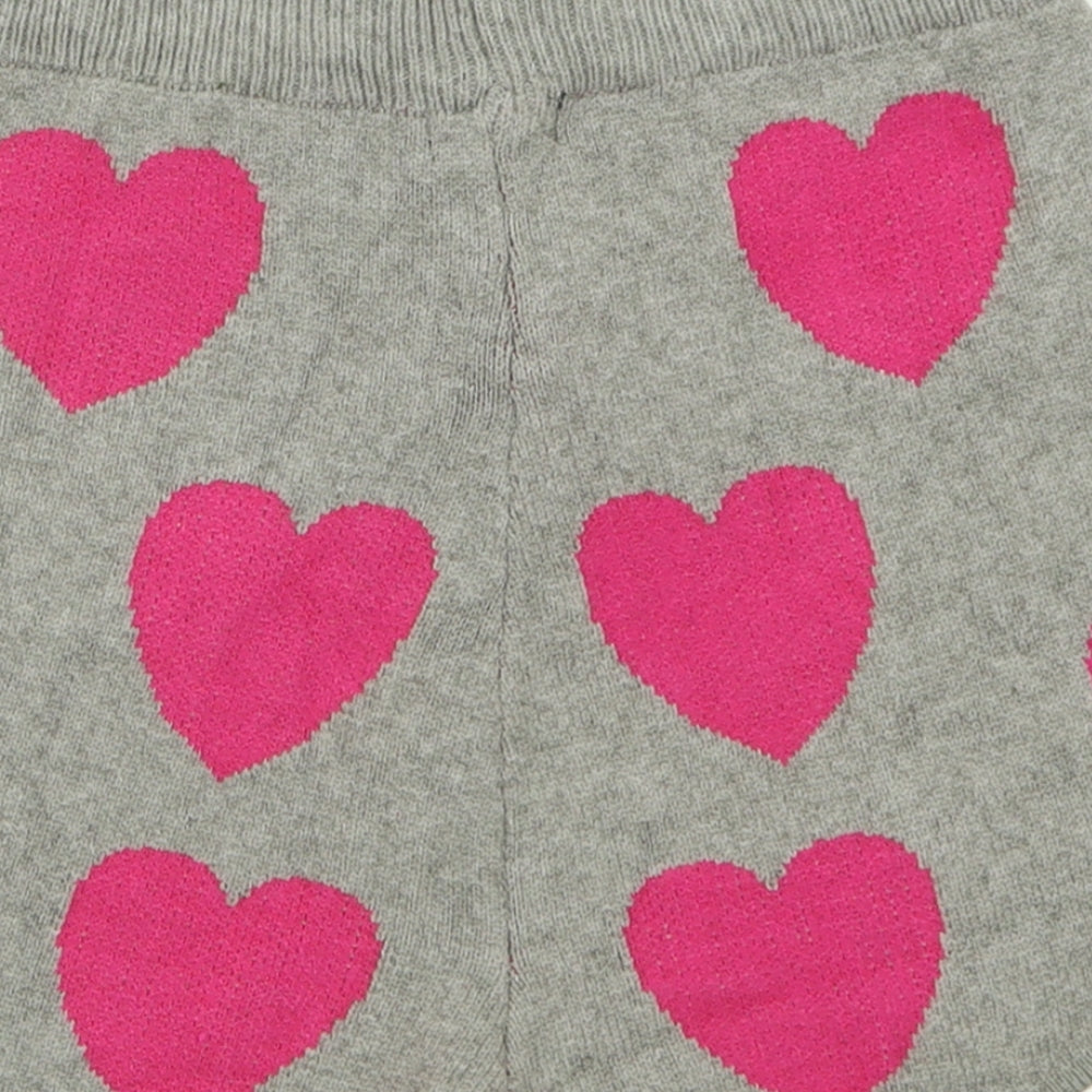 Nasty Gal Womens Grey Geometric Viscose Boyfriend Shorts Size M  Regular Pull On