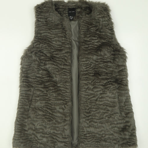 New Look Womens Grey   Gilet Jacket Size 12