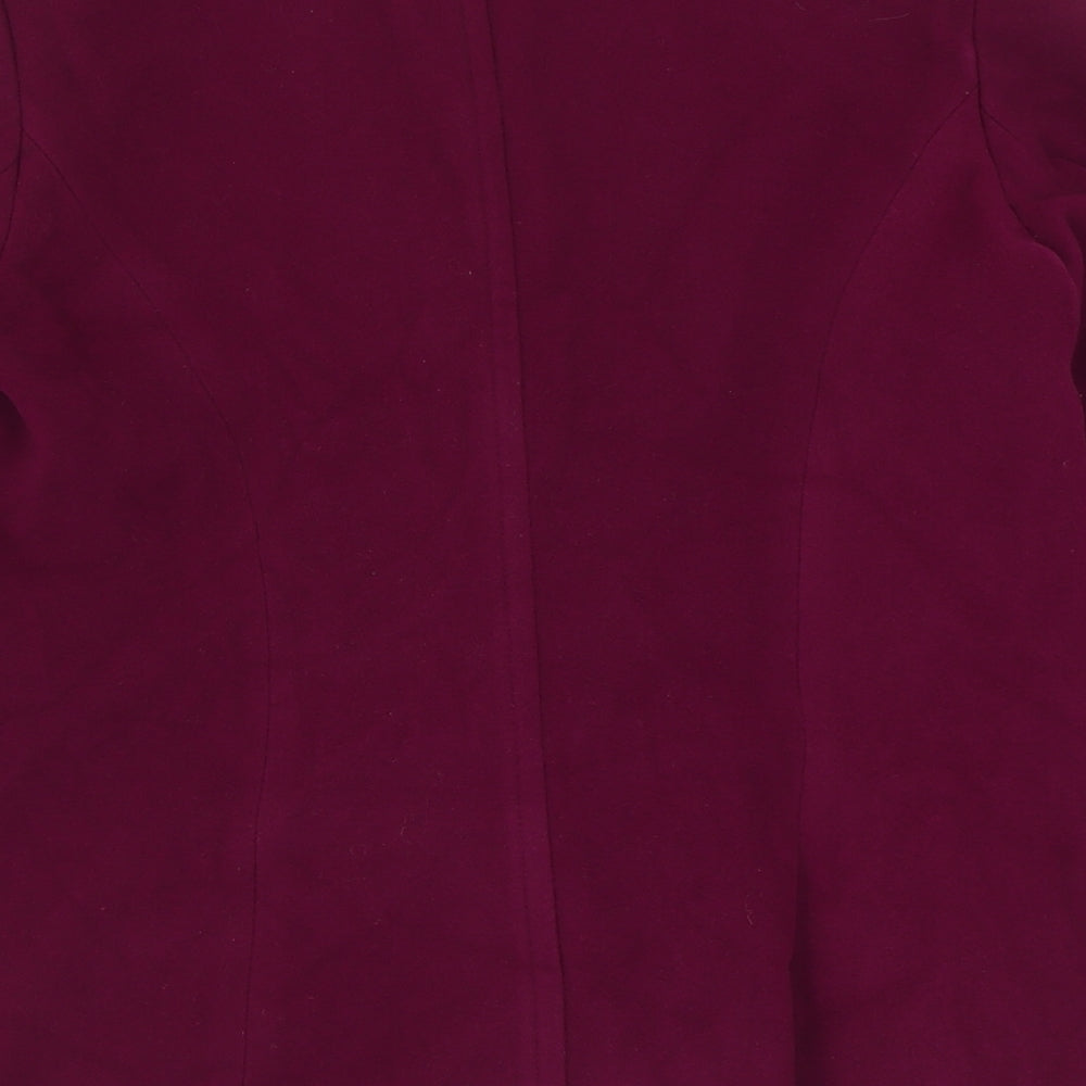 Eastex Womens Purple   Overcoat Coat Size 12  Button